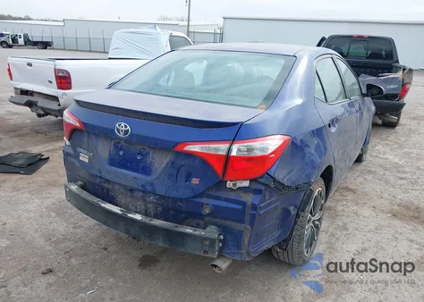 2014 Toyota Corolla S Plus z USA, uszkodzony, nr VIN 5YFBURHE6EP065692